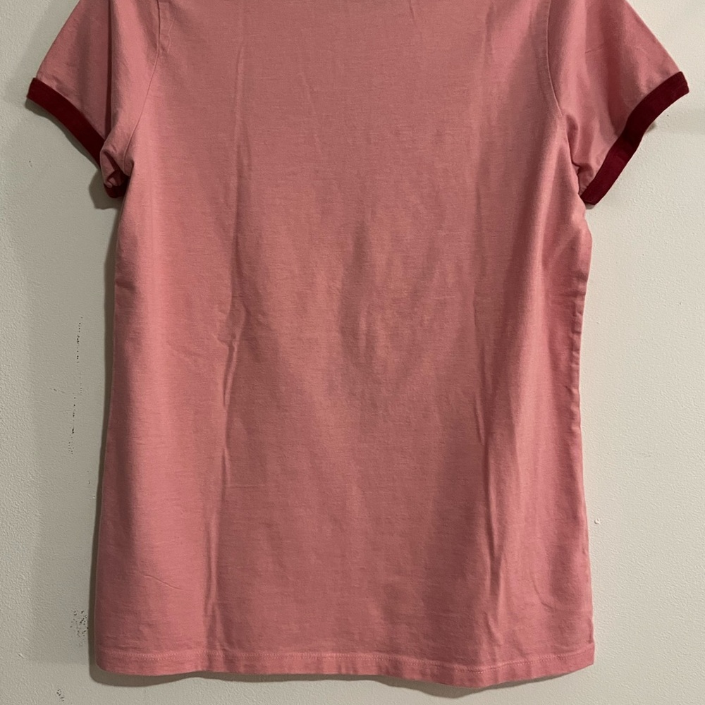 Funny slogan ‘I Hate Your Kids’ Pink Ringer Tee Humor Women XL (looks like a L) - Picture 4 of 7